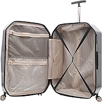 ケース付きcrystal Tones社　８Ｃ#➕50 Amazon.com | kensie Women's Gemstone Luggage Set, Black, 2 Piece